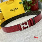2025年早春新品入荷 FENDI 本革 ベルト LANG工場