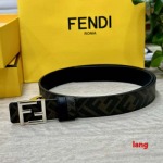 2025年早春新品入荷 FENDI 本革 ベルト LANG工場