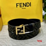 2025年早春新品入荷 FENDI 本革 ベルト LANG工場