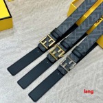 2025年早春新品入荷 FENDI 本革 ベルト LANG工場