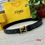 2025年早春新品入荷 FENDI 本革 ベルト LANG工場