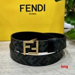 2025年早春新品入荷 FENDI 本革 ベルト LANG工場