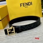 2025年早春新品入荷 FENDI 本革 ベルト LANG工場