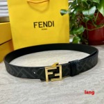 2025年早春新品入荷 FENDI 本革 ベルト LANG工場