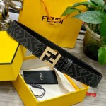 2025年早春新品入荷 FENDI 本革 ベルト LANG工場
