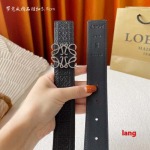 2025年早春新品入荷  LOEWE 本革 ベルト LANG工場