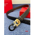 2025年早春新品入荷 フェラガモ   本革 ベルト LANG工場