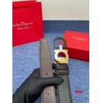 2025年早春新品入荷 フェラガモ   本革 ベルト LANG工場