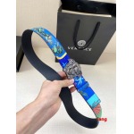 2025年早春新品入荷 VERSACE  本革 ベルト LANG工場