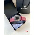 2025年早春新品入荷ヴェルサーチ 本革 ベルト LANG工場