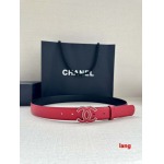 2025年早春新品入荷 シャネル  本革 ベルト LANG工場