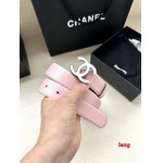 2025年早春新品入荷 シャネル  本革 ベルト LANG工場