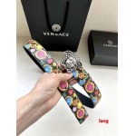 2025年早春新品入荷 ヴェルサーチ  本革 ベルト LANG工場