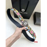 2025年早春新品入荷 ヴェルサーチ  本革 ベルト LANG工場