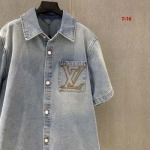 2025年1月17日春夏原版復刻新品入荷ルイヴィトンデニム半袖 Tシャツ7-16工場