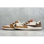 2025年1月27日新品入荷 Travis Scott x Fragment Design x Air Jordan 1 Loスニーカー/ランニングシューズ/カジュアルシューズ