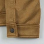 ロエベ-ロエベメンズライトラグジュアリーハイエンドファインスエードラペルダウンジャケット