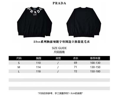 Prada-プラダ23ssコレクション胸ネックレスアルファベ...