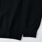 Prada-プラダ23ssコレクション胸ネックレスアルファベット巻きの立体ジャカードセーターです