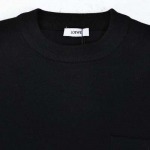 LOEWE -23ssシーズン製品モーデルAnagramポケットニットセーターネジ襟