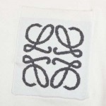 LOEWE -23ssシーズン製品モーデルAnagramポケットニットセーターネジ襟