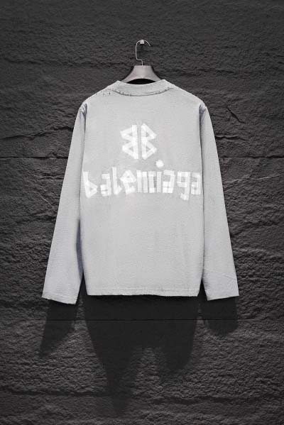 2025年2月13日新作BalenciagaロングスリーブTシャツ HS工場