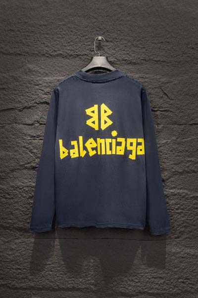 2025年2月13日新作BalenciagaロングスリーブTシャツ HS工場