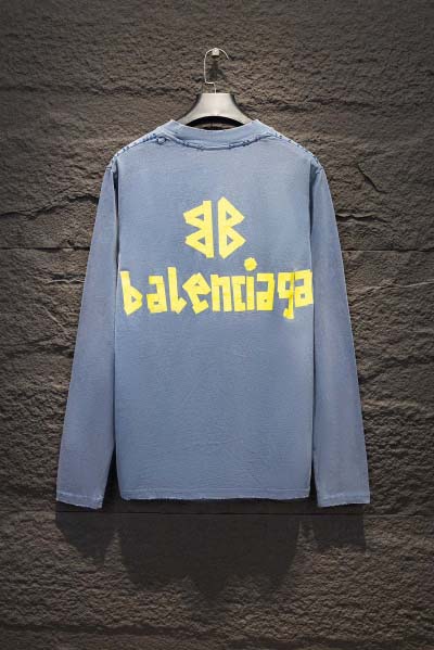 2025年2月13日新作BalenciagaロングスリーブTシャツ HS工場