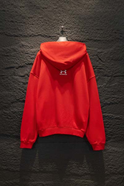 2025年2月13日新品Balenciagaファスナー付きフード付きパーカー HS工場