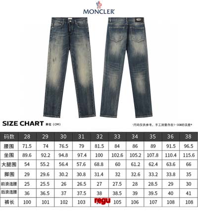 2025年2月18日高品質新品monclerジーパン  regu工場