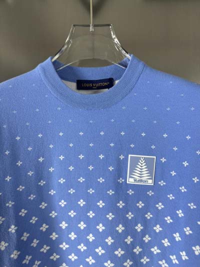 2025年2月21日高品質復刻新品LOUIS VUITTONニット半袖Tシャツ  FF工場