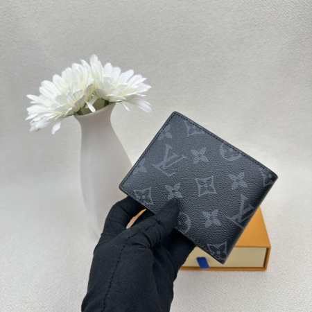 2025年2月24日早春新品M60895 MULTIPLEMultipleDamier， ルイヴィトン二つ折りの短財布 zy工場