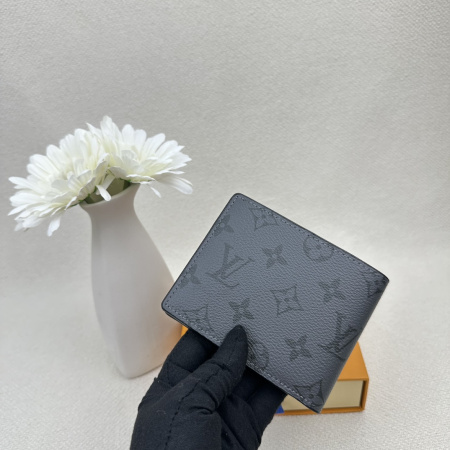 2025年2月24日早春新品M60895 MULTIPLEMultipleDamier， ルイヴィトン二つ折りの短財布 zy工場