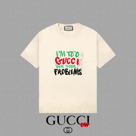 2025年2月26日高品質新品Gucci半袖のT シャツDW工場