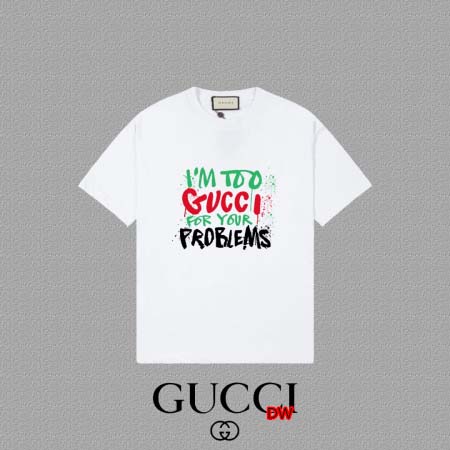 2025年2月26日高品質新品Gucci半袖のT シャツDW工場