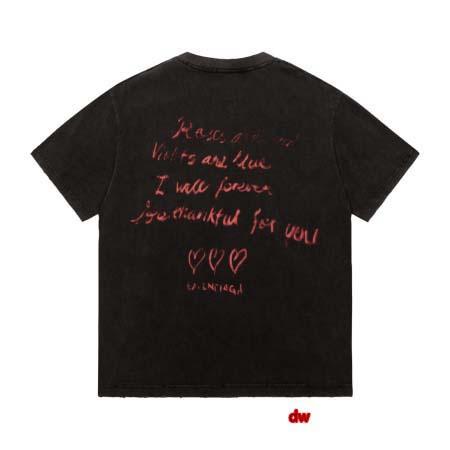 2025年2月27日高品質新品Balenciaga半袖のT シャツDW工場