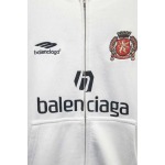 2025年2月13日新品Balenciagaファスナー付きフード付きパーカー HS工場