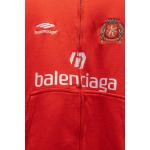 2025年2月13日新品Balenciagaファスナー付きフード付きパーカー HS工場