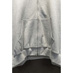 2025年2月13日新品Balenciagaファスナー付きフード付きパーカー HS工場