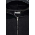 2025年2月13日新品Balenciagaファスナー付きフード付きパーカー HS工場