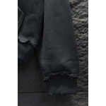 2025年2月13日新品Balenciagaファスナー付きフード付きパーカー HS工場