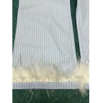 2025年2月21日高品質復刻新品MIUMIUワイドパンツフェザーパンツ  FF工場