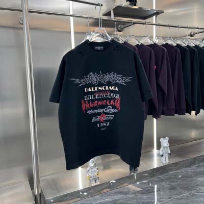 2025年2月23日高品質新品Balenciaga半袖Tシャ...