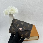 2025年2月24日早春新品M41938   Victorine Monogram  ルイヴィトン三つ折りの短財布 zy工場