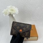 2025年2月24日早春新品 M41938    Victorine Monogram    ルイヴィトン三つ折りの短財布 zy工場