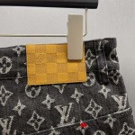 2025年2月28日高品質新品Louis Vuittonジーパン半ズボンDW工場