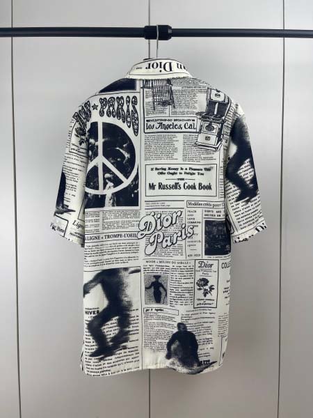 2025年3月2日春夏高品質新品Dior半袖 シャツDW工場