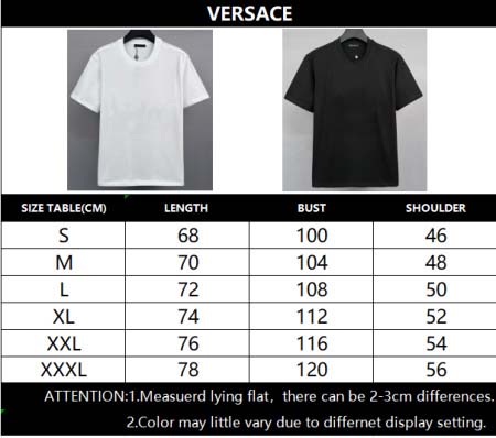 2025年3月5日新品VERSACE半袖Tシャツ  DU1工場