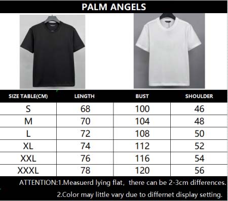 2025年3月5日新品PALM ANGELS半袖Tシャツ  DU1工場