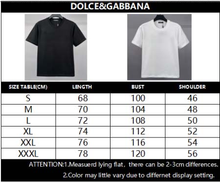 2025年3月5日新品 DOLCE&GABBANA半袖Tシャツ  DU1工場